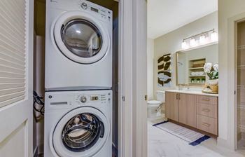 Full Size Front Loading Washer and Dryer at 808 West Apartments in San Jose, CA